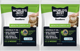 World's Best CAT Litter® Boosters™ Health Check-in™ | Cat Litter Additive for Health Monitoring | UTI Monitoring and Detection with Color Changing Indicator | Vet Approved | 12g (Pack of 2)